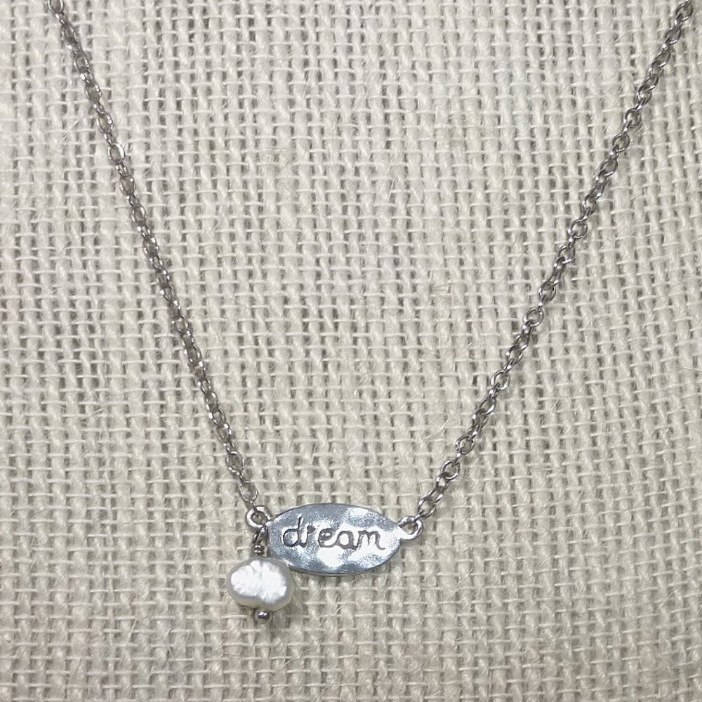 Silpada N2402 Sterling Silver Dream Pearl Necklace .925 - Picture 1 of 6